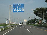 岡東交差点（道の駅おかべ）付近