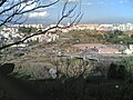 The Riu Ripoll seen from La Timba, in Sabadell, Catalonia, Spain.