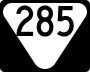 State Route 285 marker