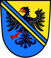 Coat of arms featuring a sable eagle.