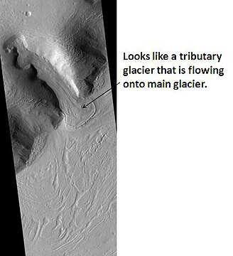 Tributary Glacier, as seen by HiRISE