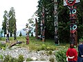 Totem poles.