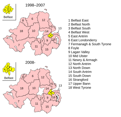 Parliamentary constituencies in Northern Ireland