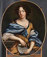 Élisabeth Sophie Chéron, self-portrait, 1672