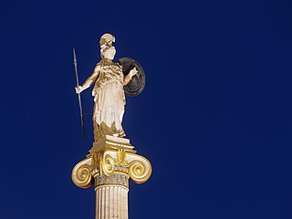 Athena w/ Ionic Column