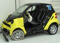 The Fortwo in its stand-alone IIHS crash test