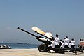 21 Gun Salute in Gibraltar marking the birth of Prince George of Cambridge, 2013.