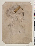 Hans Holbein the Younger - Portrait of Anne Boleyn, 1536