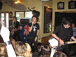 After the Fall perform at the Hard Rock Cafe in Surfers Paradise, 2005