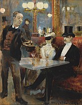In a Café in Paris, 1886