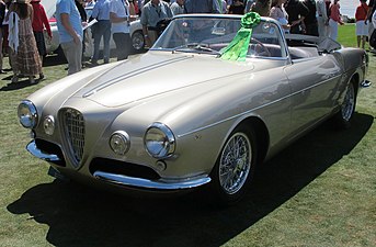 1955 Alfa Romeo 1900C SS Ghia-Aigle Cabriolet