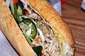 Bánh mì bì (shredded pork sandwich) at Eden Center