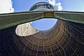 An abandoned Cooling Tower at Thorpe Marsh Power Station.