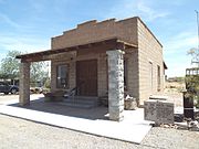 1902 Assay building which now houses the Bouse Chamber of Commerce.