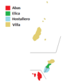 Electoral map for the 2022 Batanes vice gubernatorial elections.