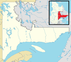 Caniapiscau is located in Côte-Nord region, Quebec