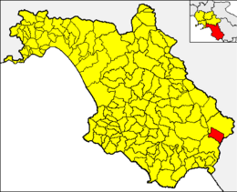 Casalbuono – Mappa