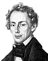 Christian Doppler (1803 - 1853): first described how the observed frequency of light and sound waves is affected by the relative motion of the source and the detector, a phenomenon which became known as the Doppler effect.