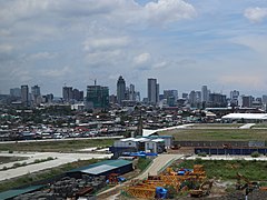 Cebu City skyline from SM Seaside Skypark