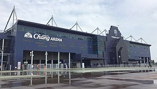 Chang Arena the largest club-owned football stadium in Thailand of Buriram United