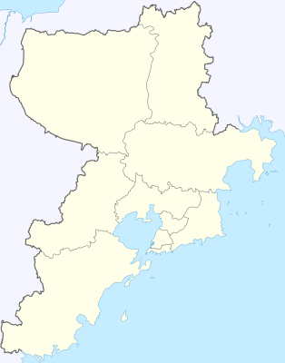 Location map China Shandong Qingdao