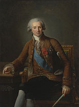 Élisabeth Vigée Le Brun, Portrait du comte de Vaudreuil, 1784