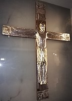 Cross of the Abbess Raingarda, 963- 965, silver, 201x156 cm, Pavia, Basilica of San Michele Maggiore.
