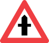 A11: Dangerous junction with a non-priority road (Variants: [fn 8])