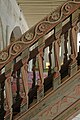 Detail on the wooden minbar