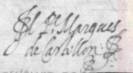 Firma de Ferrante Gonzaga