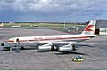 Convair 990 de Garuda sur l'aéroport d'Amsterdam-Schiphol en 1965.