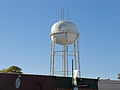 Grapevine Water Tower from Main Street