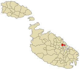 Gżira – Localizzazione