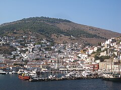 L'île d'Hydra, au sud du golfe Saronique.