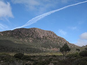 Jet trail over Ironstone