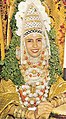 Image 3Jewish Yemenite bride in traditional bridal vestment, adorned with a henna wreath, 1958 (from Culture of Israel)