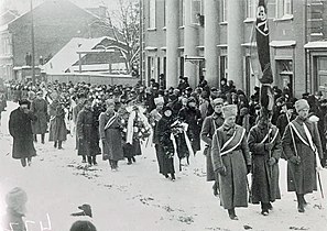 Похороны Юлиуса Куперьянова. Тарту, 7 февраля 1919 г.