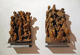 Portement de croix et Pâmoison de la vierge (vers 1470), Bruxelles ?