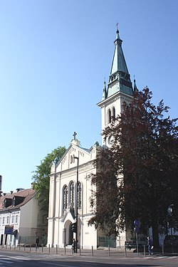 Primož Trubarin mukaan nimetty luterilainen kirkko Slovenian pääkaupungissa Ljubljanassa.