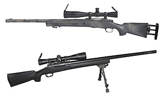 רובה צלפים M24 SWS - רובה בריחי אמין ומדויק בשירות צה"ל (בעל דיוק של 0.5 דקת קשת עם תחמושת צליפה של IMI)