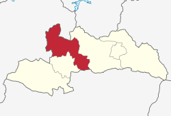 Msalala District location in the Shinyanga Region