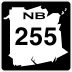 Route 255 marker