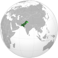 Map of Pakistan currently using in wiki