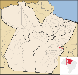 São João do Araguaia – Mappa