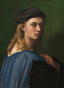 Portrait d'un homme avec chapeau, portant une cape bleue.