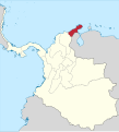 La province de Riohacha en 1810.