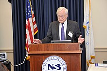 Picture of Chairman Bowen at a National Science Board event in 2012.