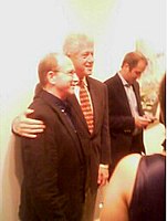 Jerry Saltz et Bill Clinton