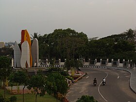 Service road to TIDEL Park