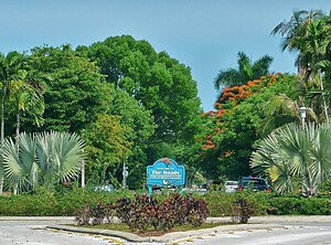 Entrance to The Roads neighborhood